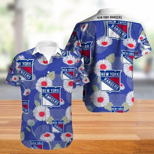 New York Rangers Limited Edition Hawaiian Shirt Tropical Aloha Button Up