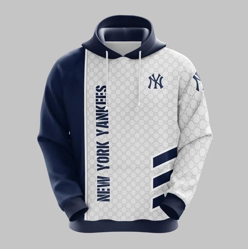 New York Yankee 3D MLB All Over Print Hoodie