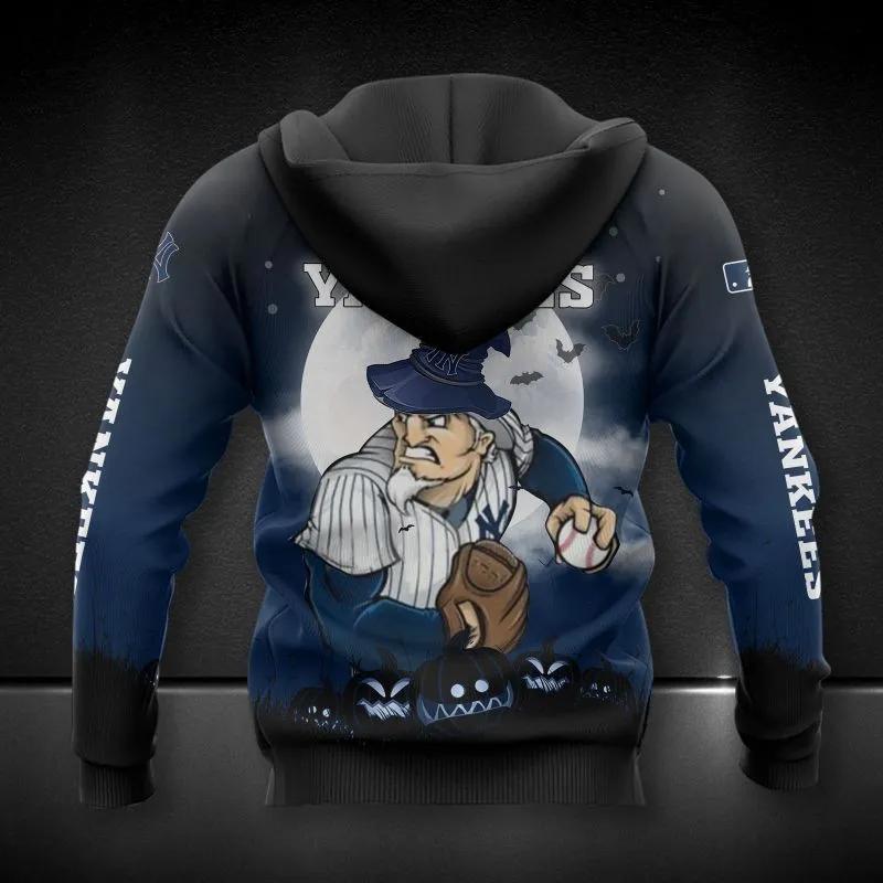 Alternative view of New York Yankees Mascot MLB All Over Print Hoodie