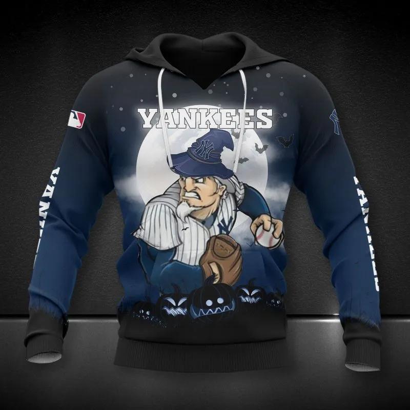 New York Yankees Mascot MLB All Over Print Hoodie