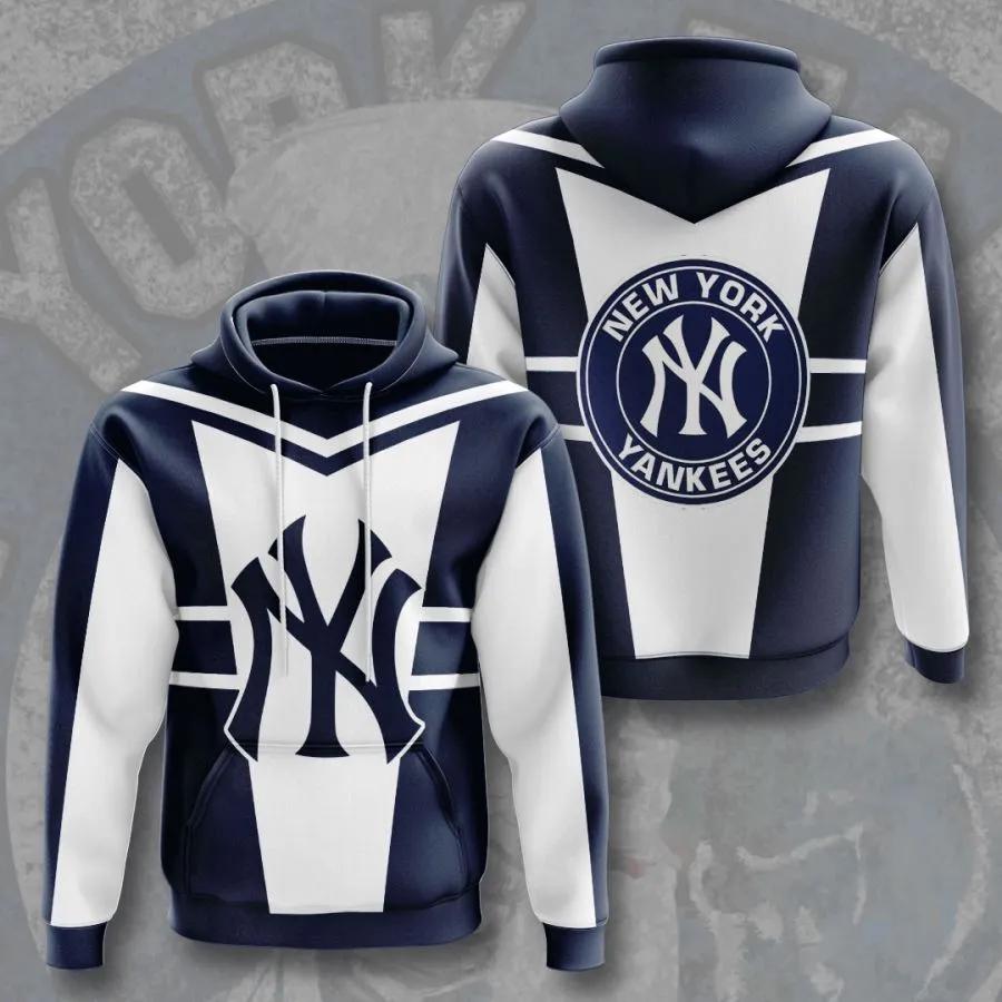New York Yankees MLB 3D MLB All Over Print Hoodie