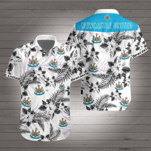 Newcastle United Hawaiian Shirt Tropical Aloha Button Up