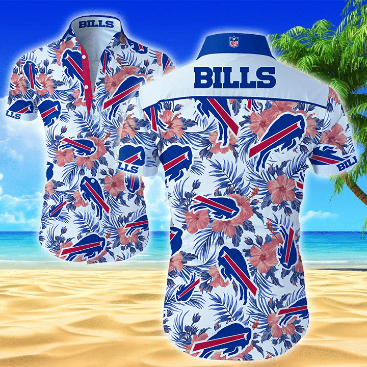 Nfl Buffalo Bills Hawaiian Shirt Tropical Aloha Button Up
