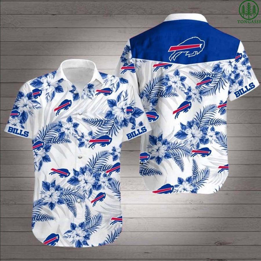 Nfl Buffalo Bills Hawaiian Shirt Tropical Aloha Button Up