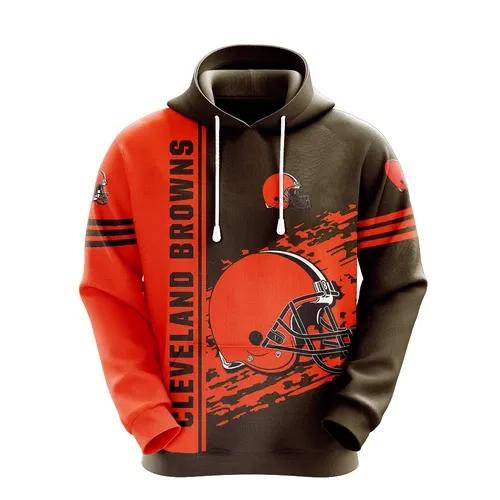 NFl Cleveland Browns NFL 3D All Over Print Hoodie