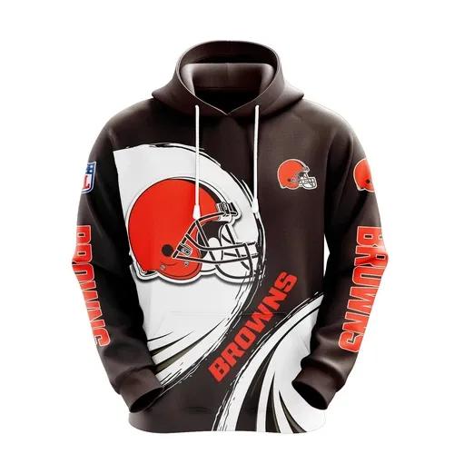 NFl Cleveland Browns NFL 3D All Over Print Hoodie