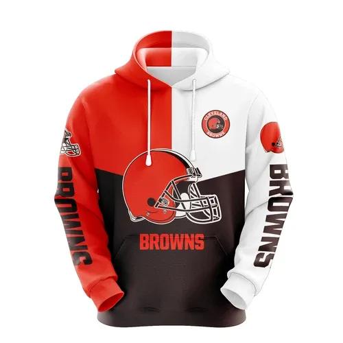 NFl Cleveland Browns NFL 3D All Over Print Hoodie