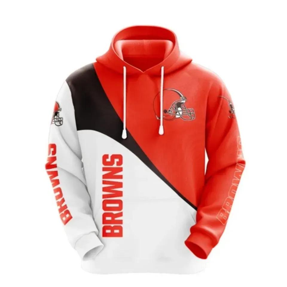 NFl Cleveland Browns NFL 3D All Over Print Hoodie