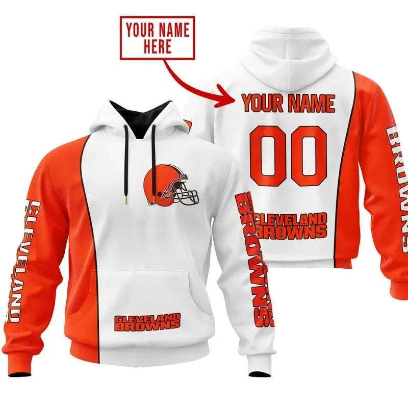 NFL Cleveland Browns Personalized NFL 3D All Over Print Hoodie