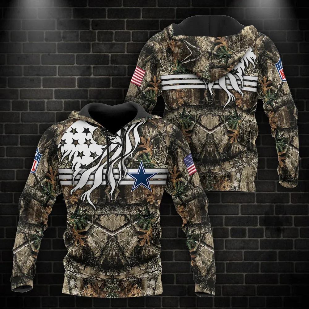 NFL Dallas Cowboys Hunting NFL 3D All Over Print Hoodie