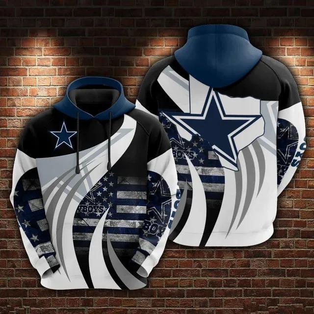 NFL Dallas Cowboys NFL 3D All Over Print Hoodie