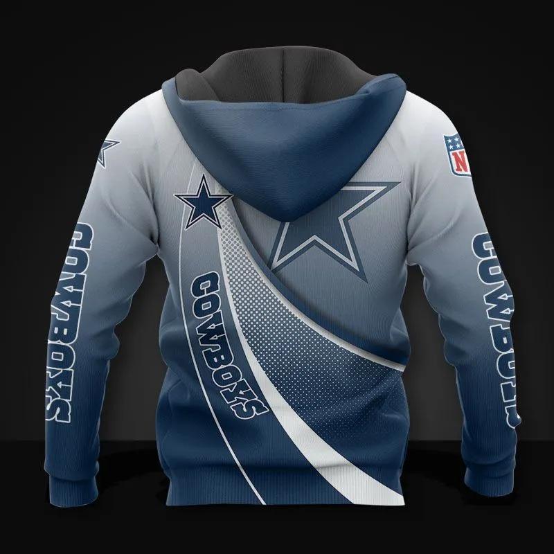 Alternative view of NFL Dallas Cowboys NFL 3D All Over Print Hoodie