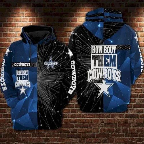 NFL Dallas Cowboys NFL 3D All Over Print Hoodie