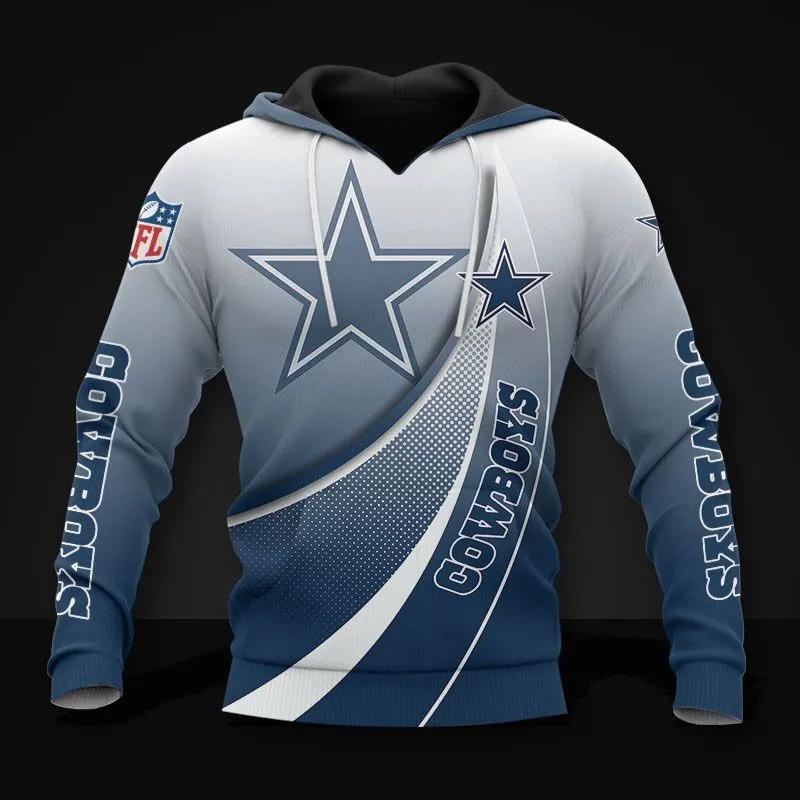 NFL Dallas Cowboys NFL 3D All Over Print Hoodie