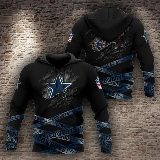 NFL Dallas Cowboys NFL 3D All Over Print Hoodie
