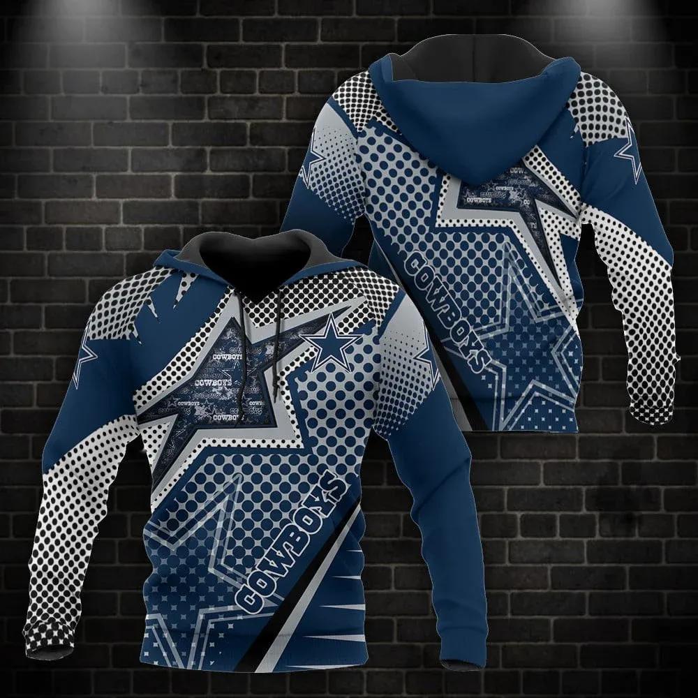 NFL Dallas Cowboys NFL 3D All Over Print Hoodie