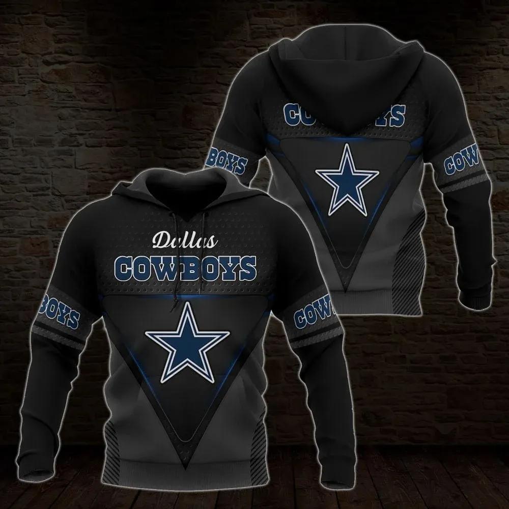 NFL Dallas Cowboys NFL 3D All Over Print Hoodie