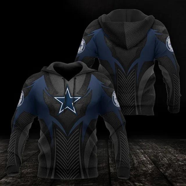 NFL Dallas Cowboys NFL 3D All Over Print Hoodie
