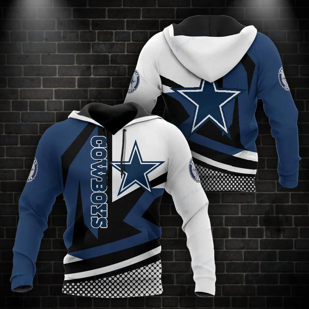NFL Dallas Cowboys NFL 3D All Over Print Hoodie