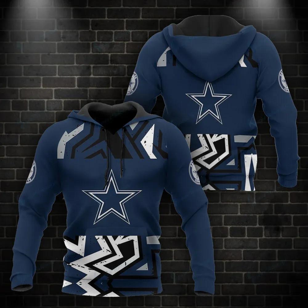 NFL Dallas Cowboys NFL 3D All Over Print Hoodie