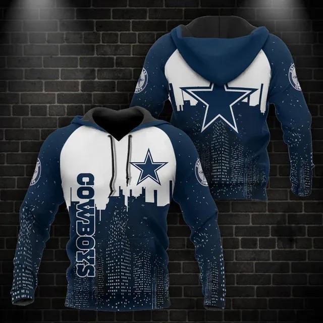 NFL Dallas Cowboys NFL 3D All Over Print Hoodie