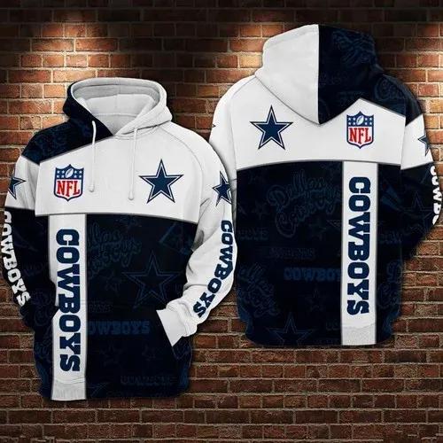 NFL Dallas Cowboys NFL 3D All Over Print Hoodie