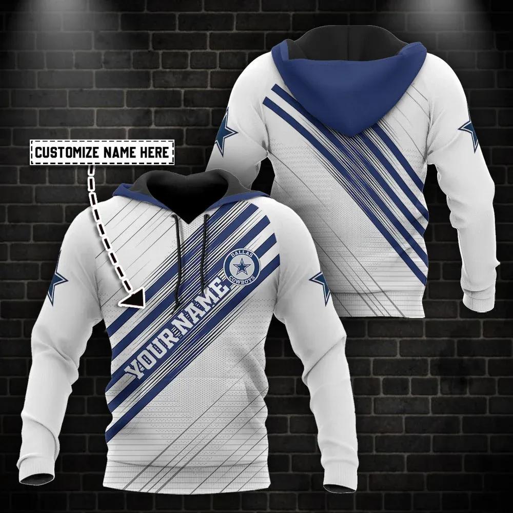 NFL Dallas Cowboys Personalized NFL 3D All Over Print Hoodie