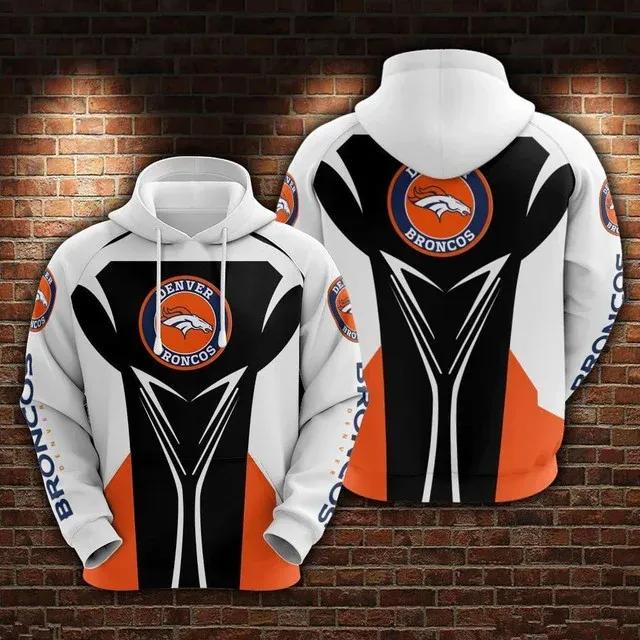 NFL Denver Broncos Logo NFL 3D All Over Print Hoodie
