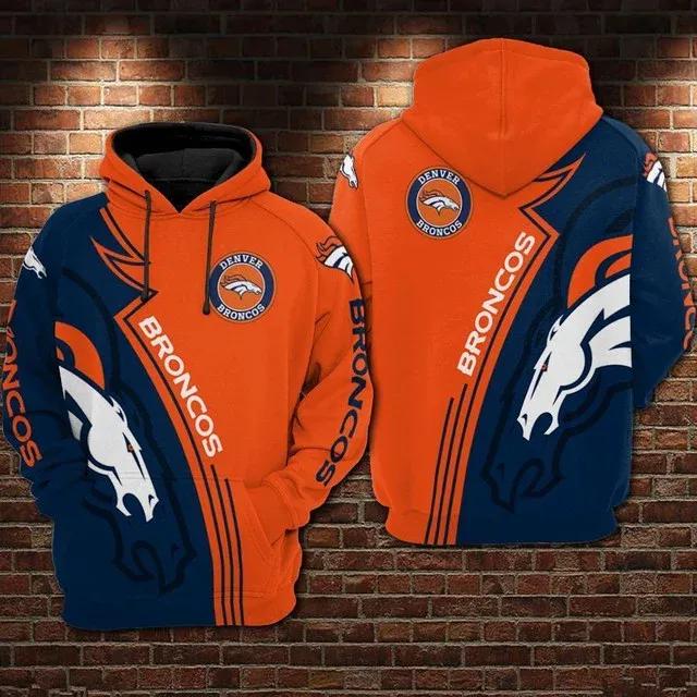 NFL Denver Broncos NFL 3D All Over Print Hoodie