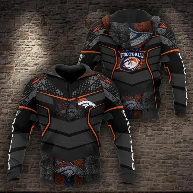 NFL Denver Broncos NFL 3D All Over Print Hoodie