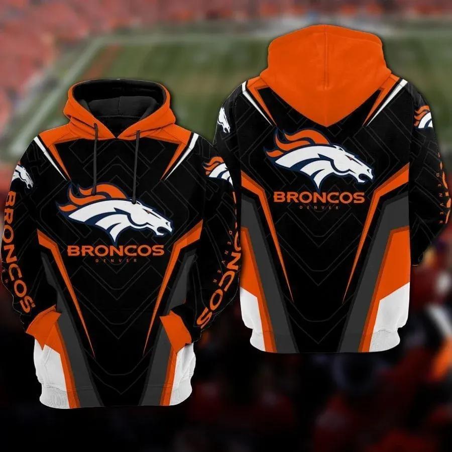 NFL Denver Broncos NFL 3D All Over Print Hoodie