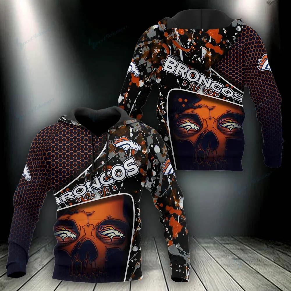 NFL Denver Broncos NFL 3D All Over Print Hoodie