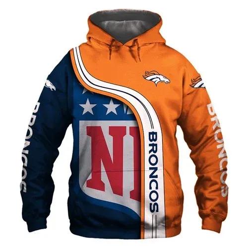 NFL Denver Broncos NFL 3D All Over Print Hoodie