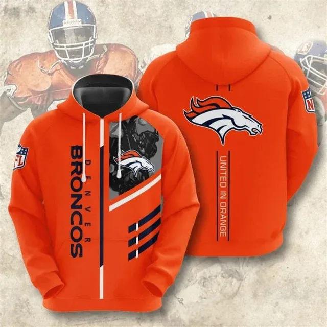 NFL Denver Broncos NFL 3D All Over Print Hoodie