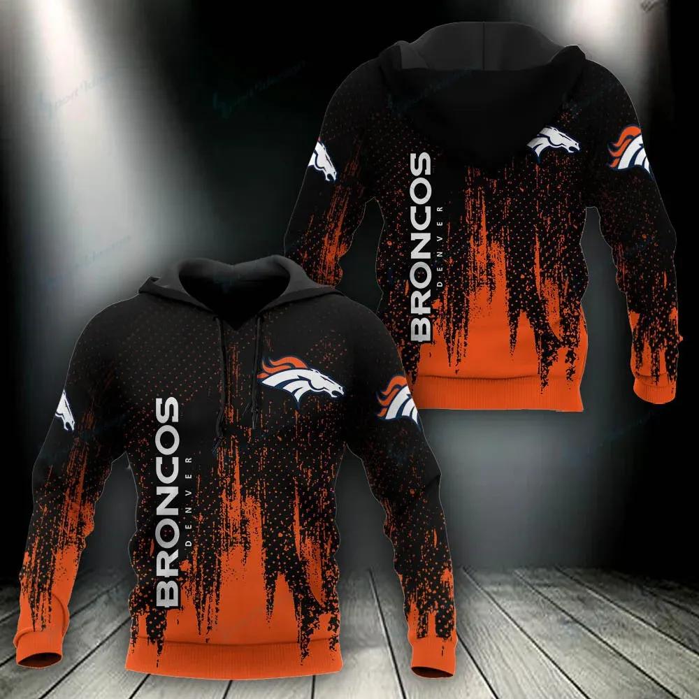NFL Denver Broncos NFL 3D All Over Print Hoodie