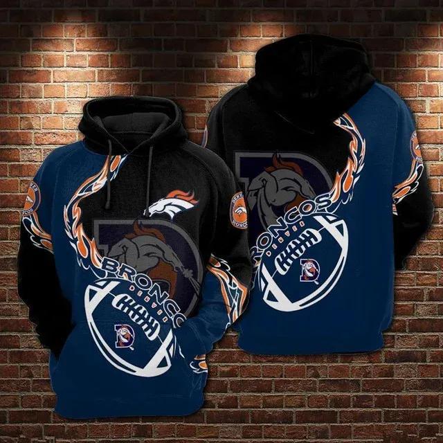 NFL Denver Broncos NFL 3D All Over Print Hoodie
