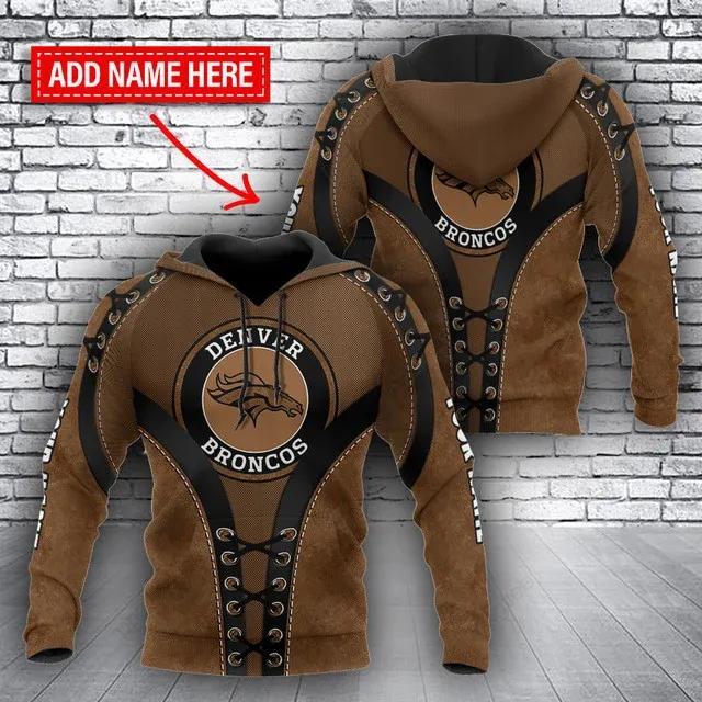 NFL Denver Broncos Personalized NFL 3D All Over Print Hoodie