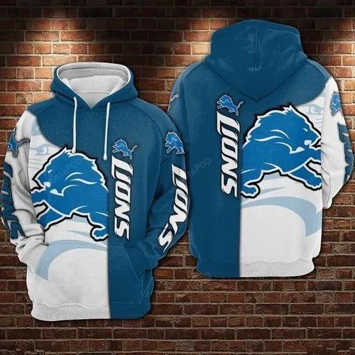 NFL Detroit Lions NFL 3D All Over Print Hoodie