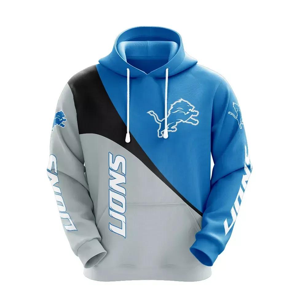 NFL Detroit Lions NFL 3D All Over Print Hoodie