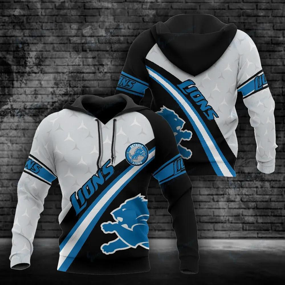NFL Detroit Lions NFL 3D All Over Print Hoodie