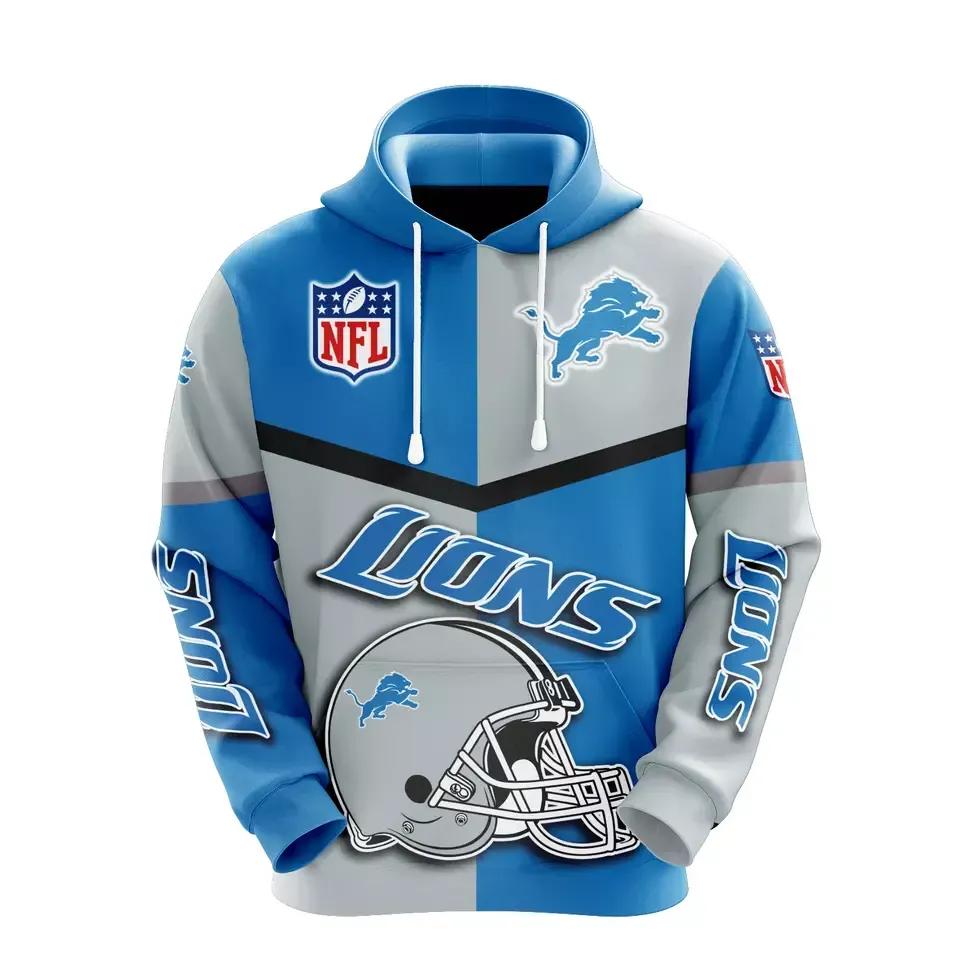 NFL Detroit Lions NFL 3D All Over Print Hoodie