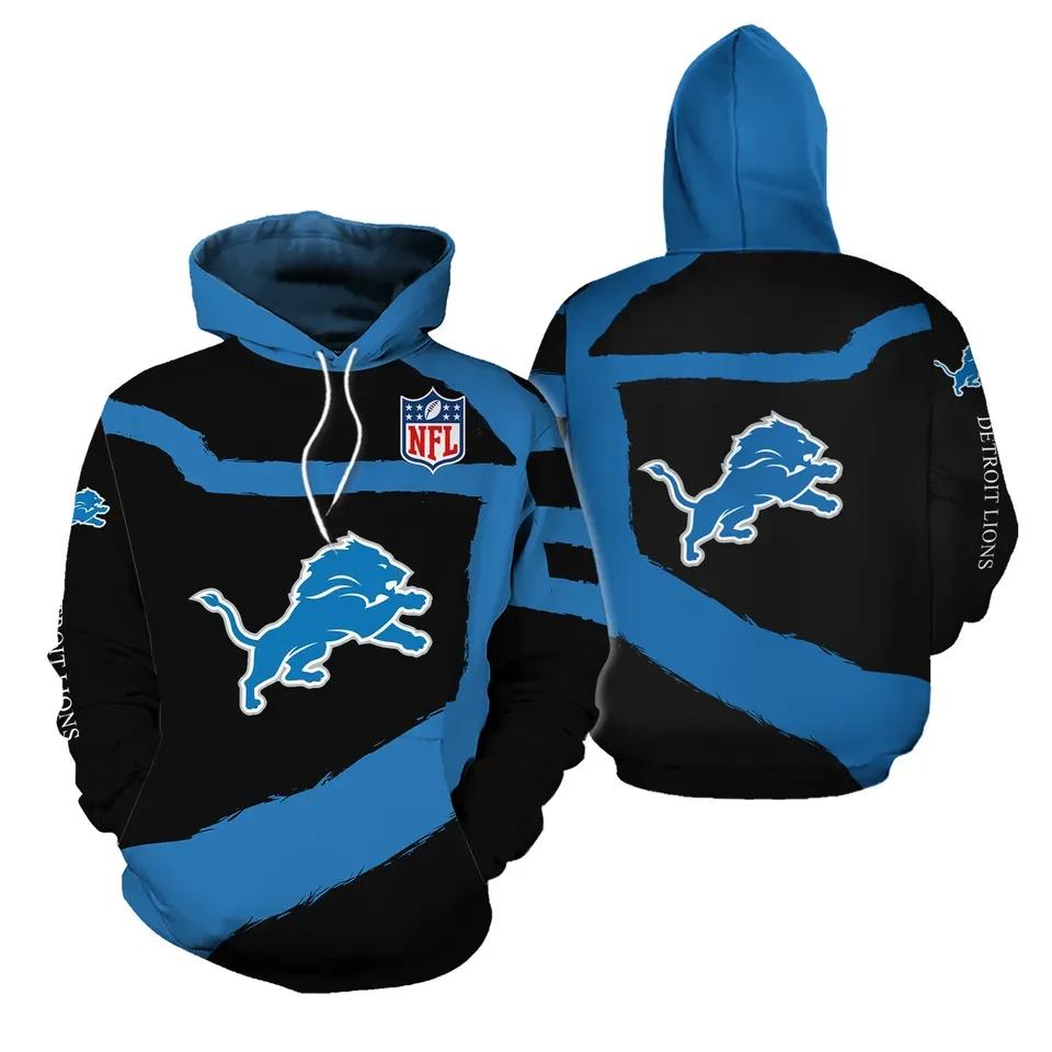 NFL Detroit Lions NFL 3D All Over Print Hoodie