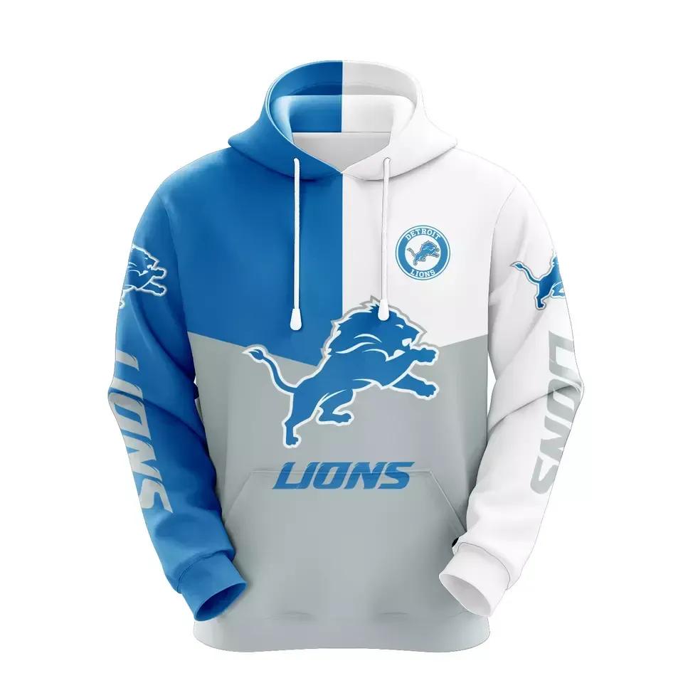 NFL Detroit Lions NFL 3D All Over Print Hoodie