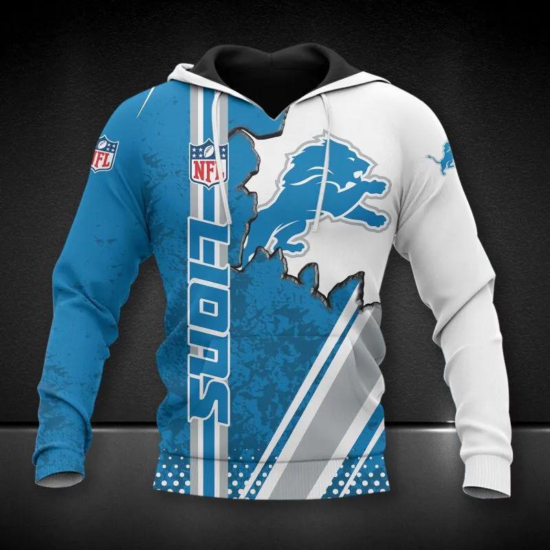 NFL Detroit Lions NFL 3D All Over Print Hoodie