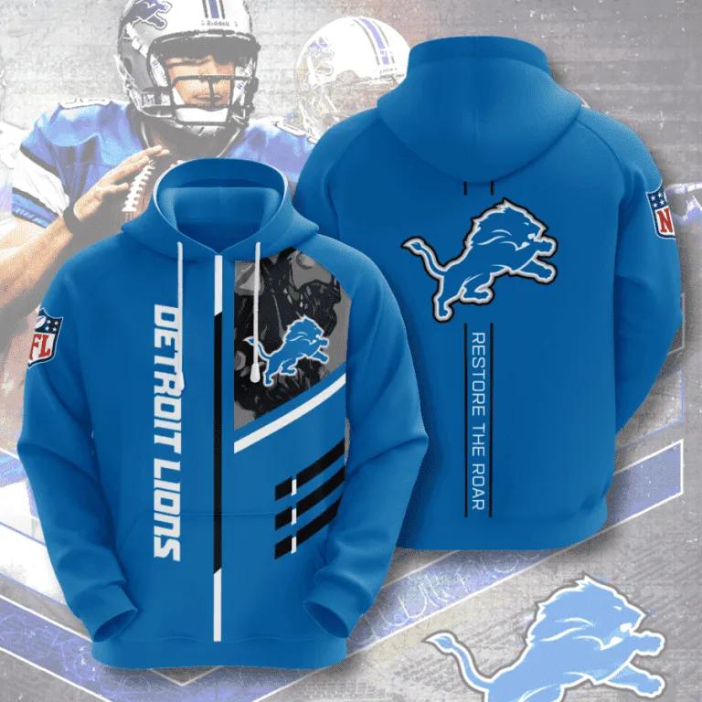 NFL Detroit LionsNFL 3D All Over Print Hoodie