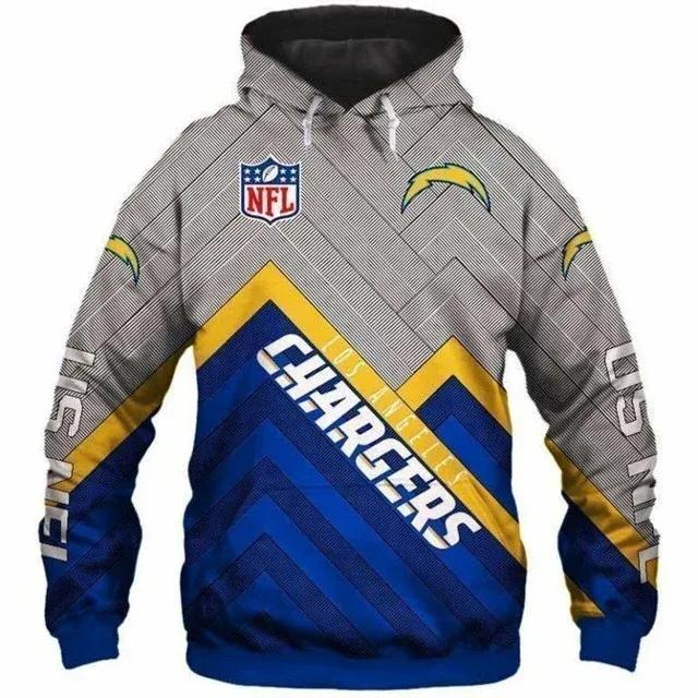 NFL Los Angeles Chargers NFL 3D All Over Print Hoodie
