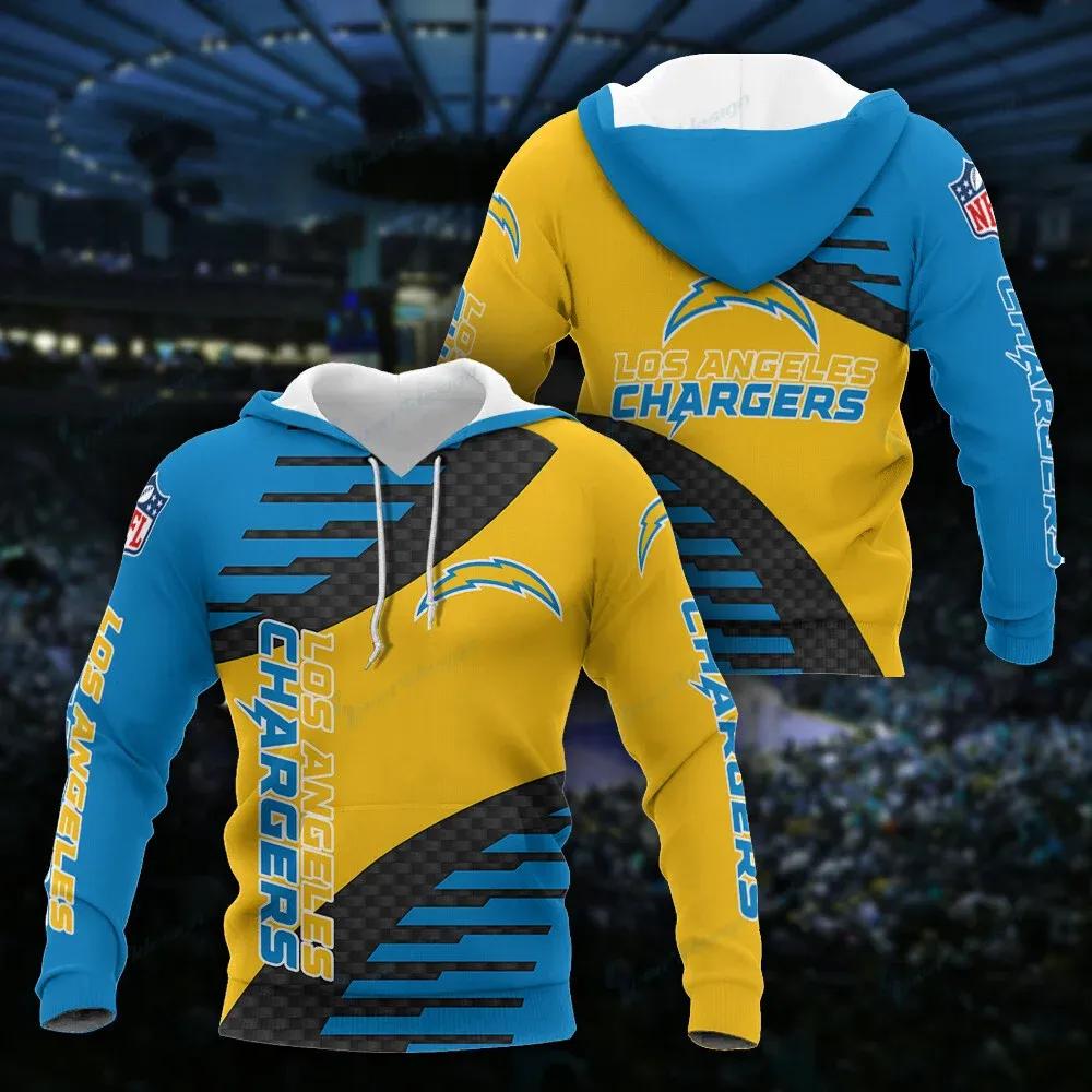 NFL Los Angeles Chargers NFL 3D All Over Print Hoodie