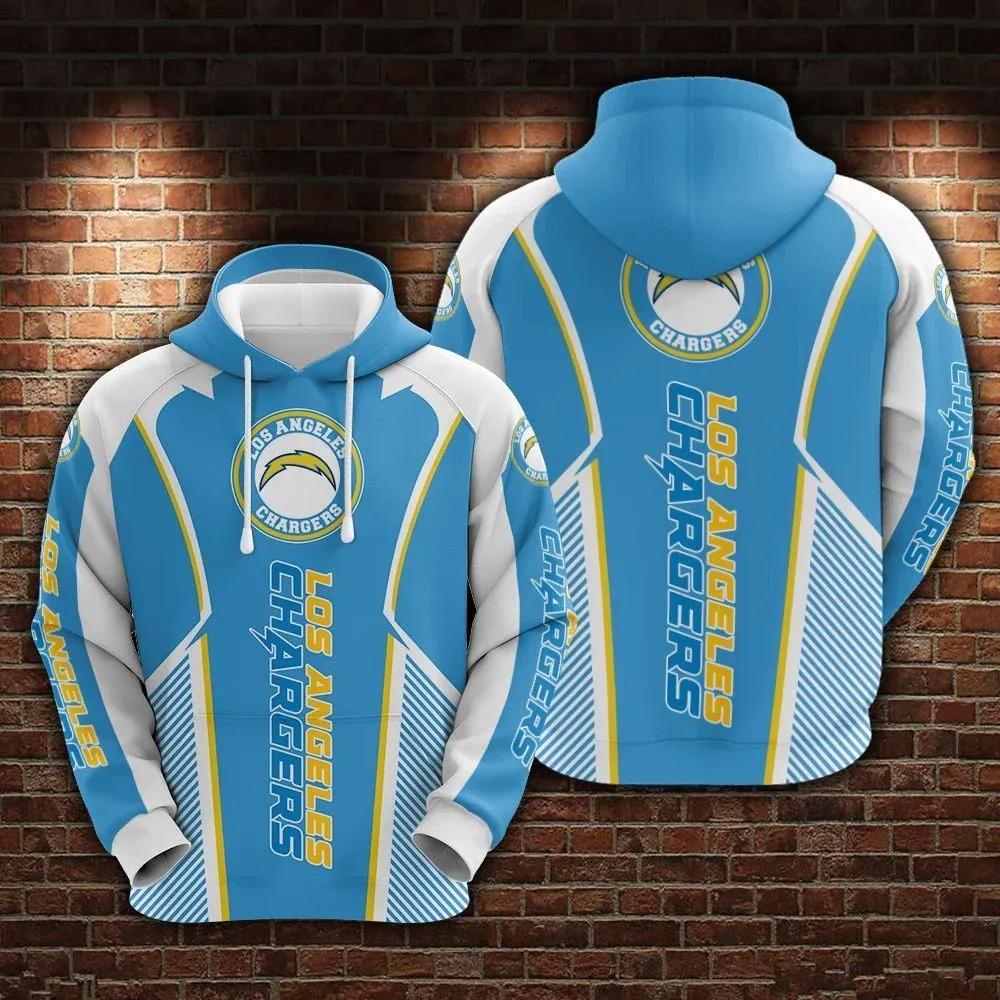 NFL Los Angeles Chargers NFL 3D All Over Print Hoodie
