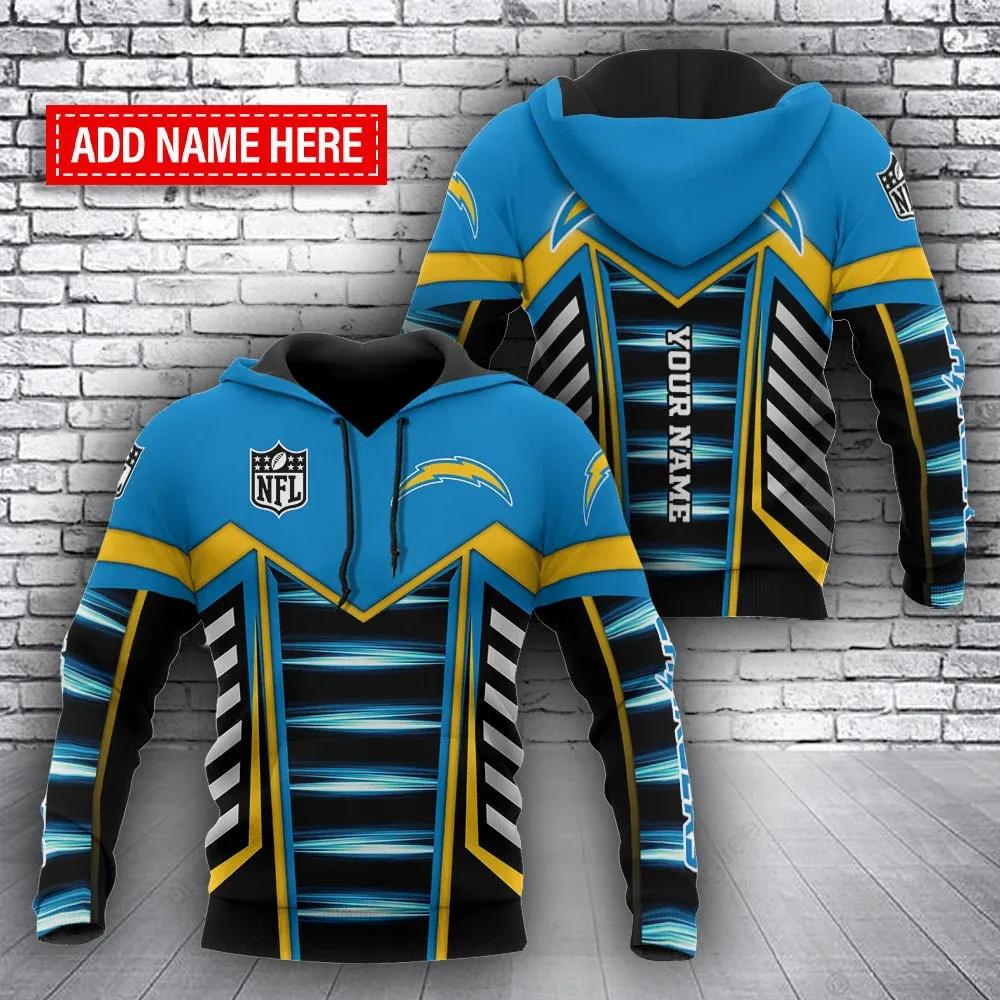 NFL Los Angeles Chargers Personalized NFL 3D All Over Print Hoodie