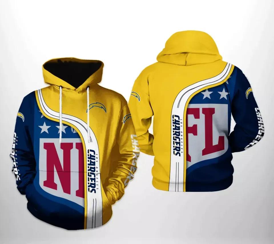 NFL Los Angeles Chargerss NFL 3D All Over Print Hoodie